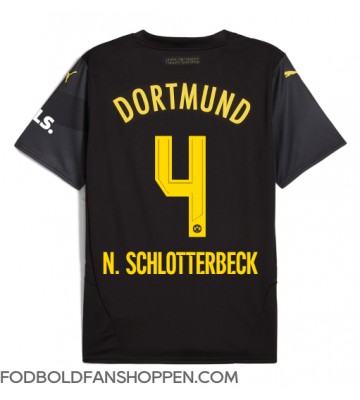 Borussia Dortmund Nico Schlotterbeck #4 Udebanetrøje 2024-25 Kortærmet